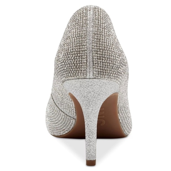 Bridal Wedding Special Event Elegant Rhinestone Crystals Heels • size 7.5 - Picture 4 of 6